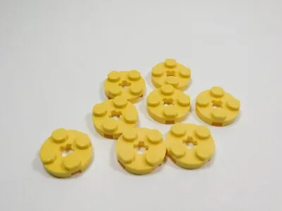 LEGO Lot Of 8 Yellow Round 2x2 Plates P1 • $1.11