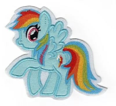 🌈 4.5  Hasbro MY LITTLE PONY Cartoon DASH Iron-on/Sewn-on PATCH! 🌈 • $4.99