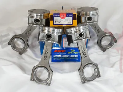 YCP 84.5mm Pistons NPR Rings + P2P0 Custom RODs + ARP2000 Combo B20B B20Z • $498