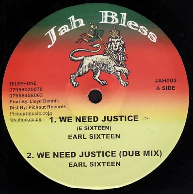 Earl Sixteen - We Need Justice (10 ) • £18.49