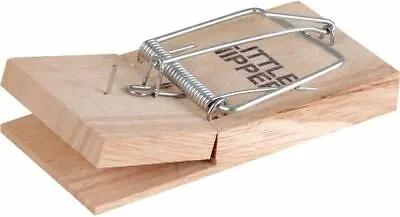 £24 • Buy 12 Pack Pest Stop Little Nipper Traditional Wood Mouse Trap Wooden Fast Killer