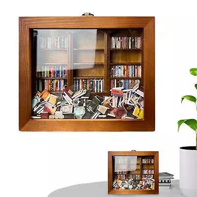 Miniature Bookshelf Dollhous 200pcs Old Books Set Fill A Bookshelf Library Mode • $32.66