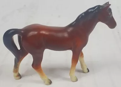 Vintage Miniature Brinnco Bay Horse Ceramic Figurine 2.25  Tall • $12.95