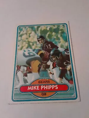 1980 Topps Football Card Mike Phipps Chicago Bears #422 • $1.75