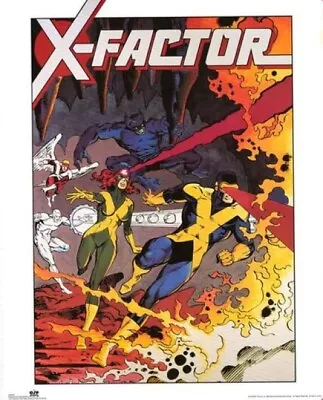 1989 Original X-Factor X-Men 22x28 Marvel Comics Poster Jackson Guice • $35
