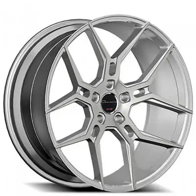 22  Staggered Giovanna Wheels Haleb Silver Machined Rims (p04) • $2399