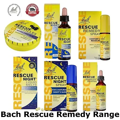 Nelsons Rescue Remedy Spray & Dropper Day And Night -Rescue Plus Dropper • £11.99