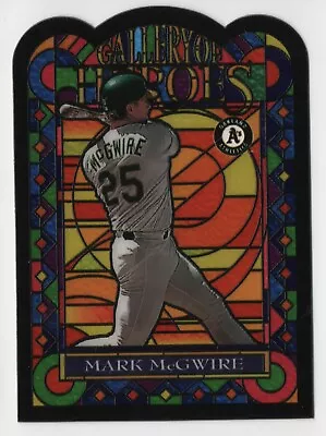 1997 Topps Gallery - MARK McGWIRE - Gallery Of Heroes Stained Glass GH6 - A's • $24.99