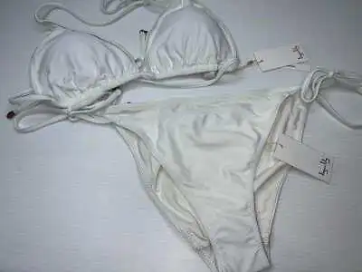 New With Tags Tigerlily Ladies White Tri Bikini Set Size Xl • $79.95
