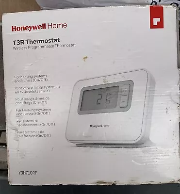 Honeywell T3r Wireless Programmable Thermostat Replaces Cmt727*bnib* • £59.99