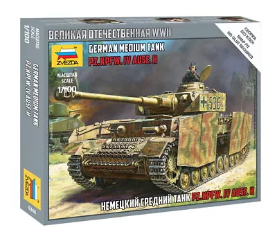 Zvezda 1/100 WWII German Panzer IV Ausf.H • $10