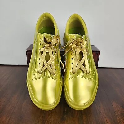 Vans Collina Strada Old Skool Vibram Gold Unisex Casual Shoes Women's 11 • $63.95