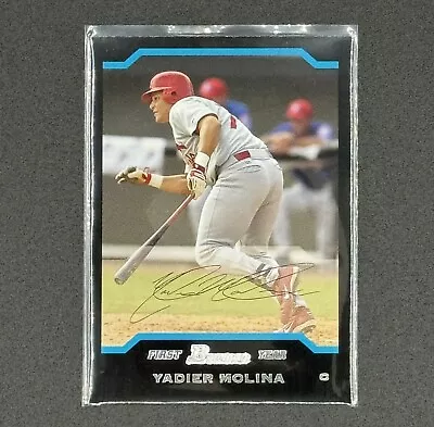 Yadier Molina 2004 Bowman First Year Rookie Card #301 RC STL Cardinals Legend • $19.99