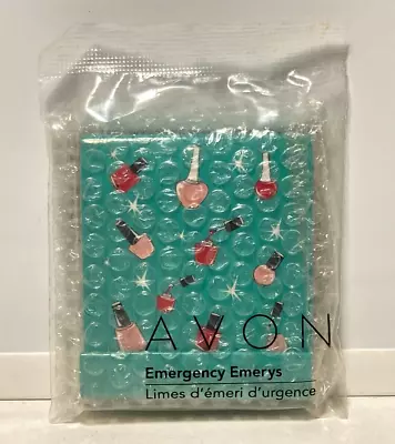 AVON Emergency Emerys Mini Emery Board Matchbook 2009 - Cute Nail Polish Design! • $9.44