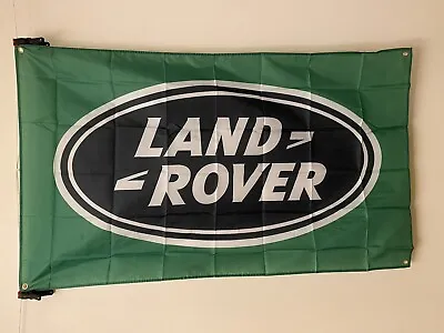 Land Rover Large Classic Flag Banner 90x150cm  D 90 Retro Gift UK Fast Free P&P • £18.95