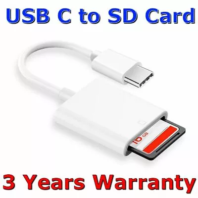 USB 3.1 Type C USB C To SD SDXC Card Reader Adapter Cable For Macbook Samsung S9 • $4.99