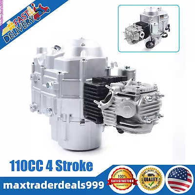 110CC 90CC 4-Stroke Single Cylinder Engine Electric Start Motor For ATV GO Karts • $189.05