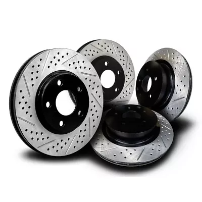 CHE001SSD Camaro Firebird Trans AM 98-02 Brake Rotor Set F/R Double Drill & Slot • $251.68