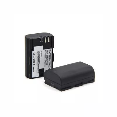 2-Pack 2600mAh LP-E6 Battery For Canon EOS 5D4 80D 5D3 70D 6D 60D 7D 7D2 5DS5DRS • £16.99