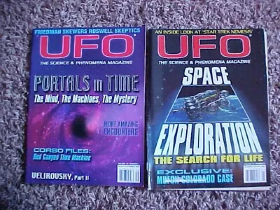 UFO Magazine Vol. 18 No. 4 Aug/Sept 2003 Aliens UFOS Abductions Sightings VG • $10.99