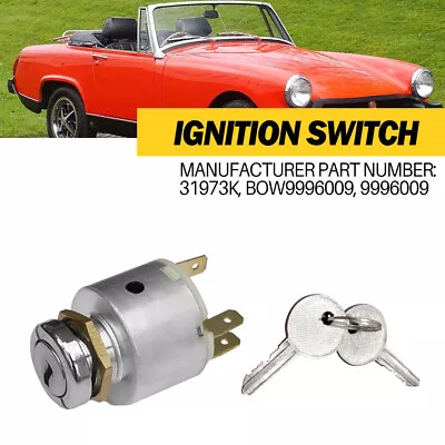 Ignition Switch & Keys For Austin Morris Mini Minor MG MGB Triumph Sprite 13H337 • $15.54
