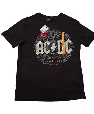 AC/DC Black Ice T-Shirt Band Size XL 2023 Leidseplein Press Australian Rock • $24.80