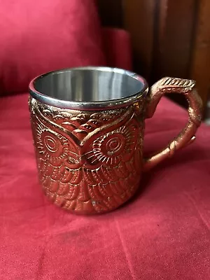 Pier 1 Copper Mug Moscow Mule Owl - 4in Height X 3.5 Diameter • $8