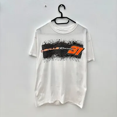 Ingalls Dirt Car Racing White T-shirt Small • £12.99