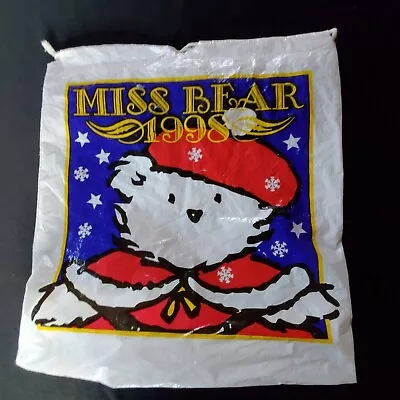 Dayton Hudson Marshall Field's 1998 Miss Santa Bear Replacement Bag Part Only • $12.24