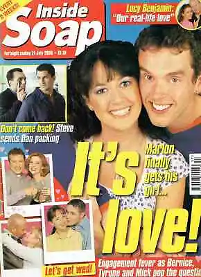 Inside Soap 21/07/00 Jansen Spencer Jack Ryder Samia Ghadie Mark Charnock Gary • £11.99