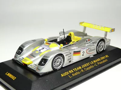 Ixo LMM002 1/43 Audi R8 Joest Le Mans 2001 Diecast Metal Model Car • $49.99