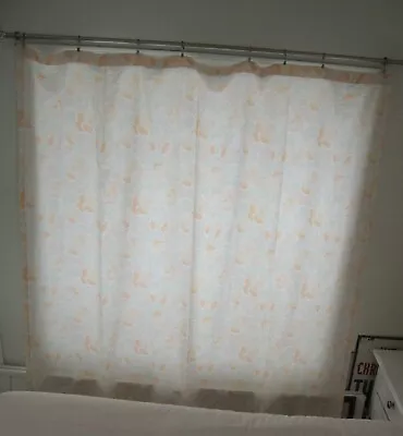 Vintage Laura Ashley EMMA Shower Curtain (71 X 75 Inches) • $36