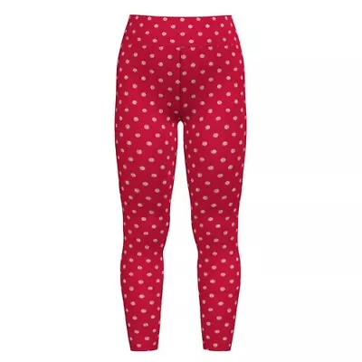 Lularoe OS Leggings Valentine's Day Amore Polka Dot Pink & Red Size 2-10 NEW • $13.49