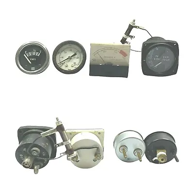 Lot Of 4 WW2 Vintage SERIES MILITARY INSPIRED INSTRUM Aircraft Gauge • $109.97