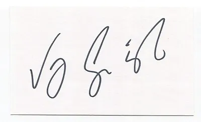 Vijay Singh Signed 3x5 Index Card Autographed PGA Golf Golfer 2000 Master Winner • $20