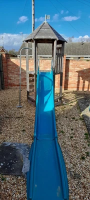 £80 • Buy TP Wooden Playhouse And Slide Garden Summer Play