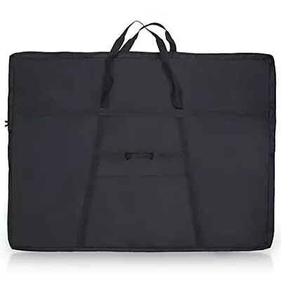 Extra Large Dacron Waterproof Light Weight Art Portfolio Tote Bag 36X48 Black • $59.44