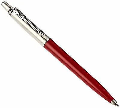 Parker Jotter Originals Ballpoint Pen Classic Red Finish Medium PointBlue Ink • £7.99