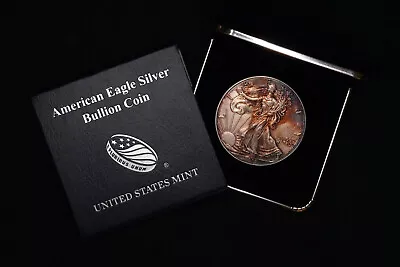 Outstanding 2019 American TONED Silver Eagle Dollar 1 Oz Fine Silver  : • $89.99