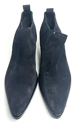 VIA SPIGA Chelsea Wedge Navy Boot Women's Size - 9 M US • $54