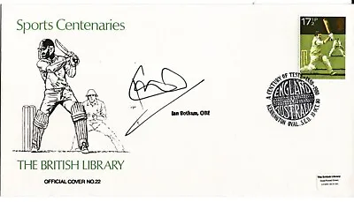 £9.95 • Buy Ian Botham Cricket Authentic Autograph Signature Genuine FDC Cover Benham