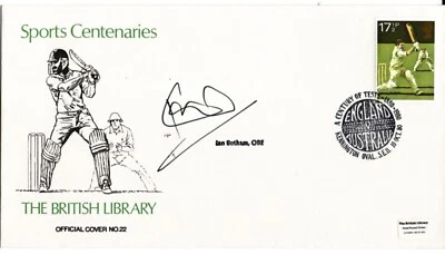 £9.95 • Buy Ian Botham Cricket Authentic Autograph Signature Genuine FDC Cover Benham