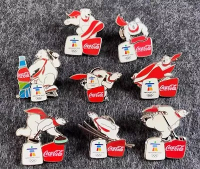 2010 Vancouver Winter Olympic Cocn Cola Sports Icons  Pins Set • $580