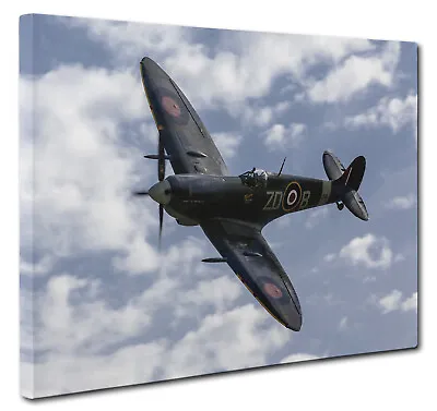 £22.75 • Buy Spitfire WW2 Canvas Print Wall Art World War 2 CANVAS PICTURE PRINT 