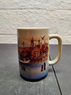 Otagiri Japan Stein Mug Cup Seagull Cabin Lake Coffee Cup • $5