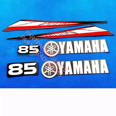 The Aftermarket Yamaha 85hp 2 Stroke Outboard  Decals/sticker Kit • $5.99