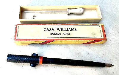 Antique Mabie Todd  Casa Williams  Eyedropper FP W/Orig. Box NOS USA (CM2992) • $250