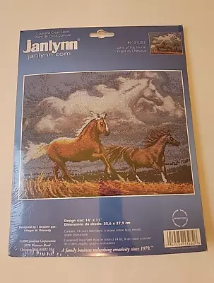 Vintage 2000 Janlynn Spirit Of The Horse Wild Running Counted Cross Stitch Kit • $9