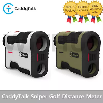 CaddyTalk Sniper CTL-S700 Laser Golf Rangefinder Golf Distance Meter - Tracking • $129.17