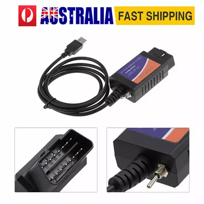 $29.46 • Buy ELM327 USB Modified For Ford ELMconfig Latest Chip HS-CAN MS-CAN Forscan OBD2